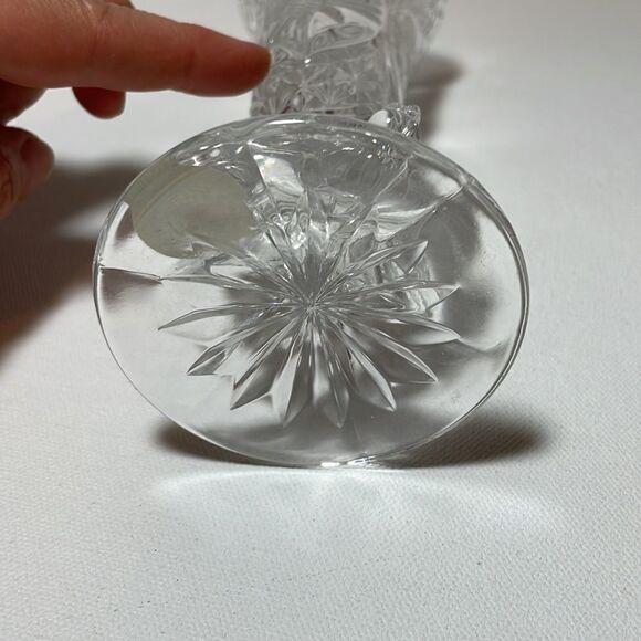 Hofbauer birds crystal vase 7” - Picture 5 of 6